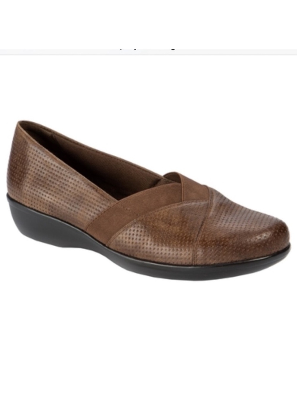 NEW Wearever Women’s Debry Slip-On Casual Brown Suede Loafers Flats